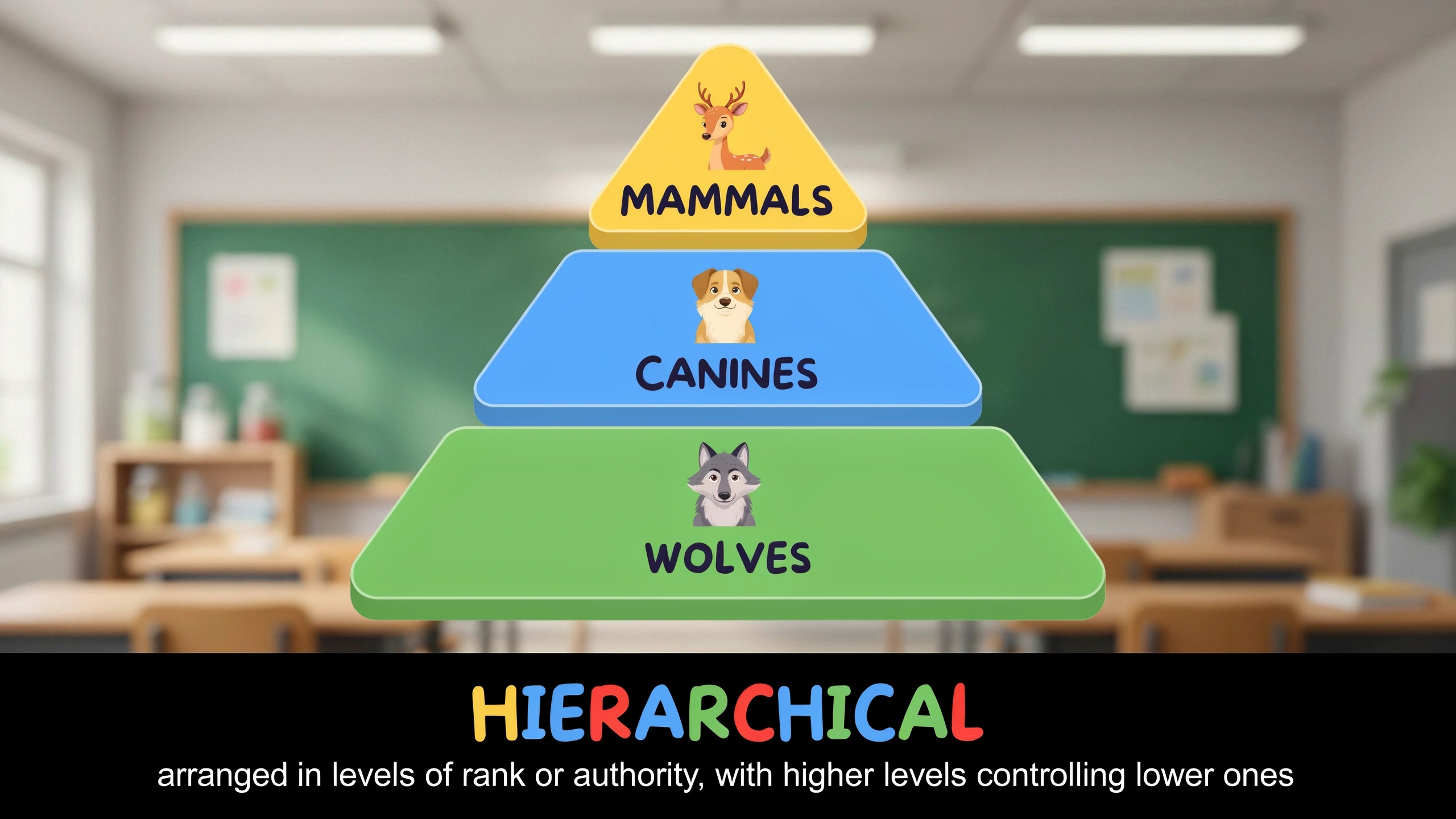 English Illustration for hierarchical